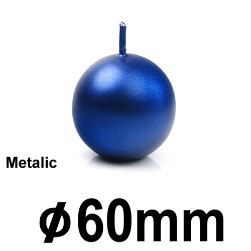 Svíčky - koule METALIC, Ø 6 cm (1ks)