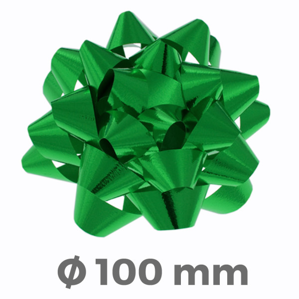 Nalepovací rozety Star 15/ 26 METAL - tmavě zelená Ø100 mm (12 ks/bal)