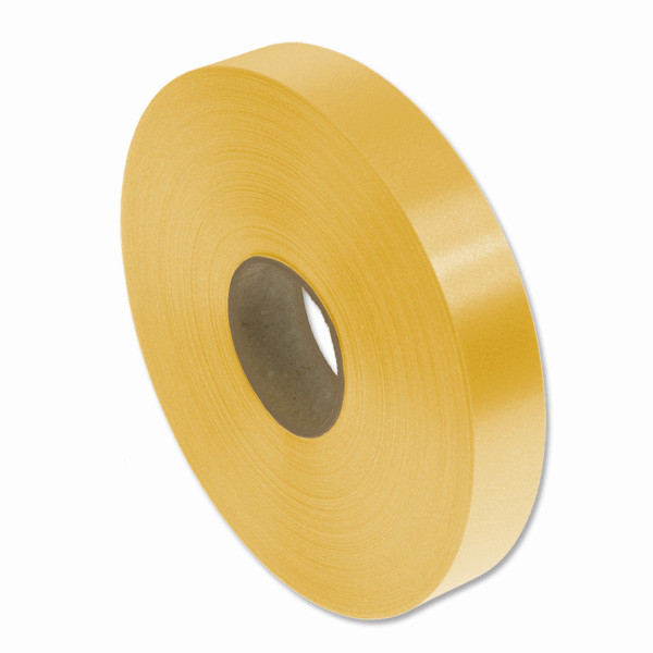 Vázací stuha - 20 mm / 100 m STANDARD - světle zlatá (1 ks)