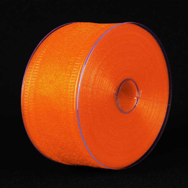 Stuha ORGANZA 70 mm x 25 m - oranžová