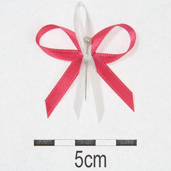 Svatební vývazek Ø 4,5 cm - vínová (1 ks)
