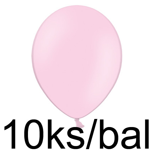 Balonek pastelový -  Ø30cm - růžová (10 ks/bal)