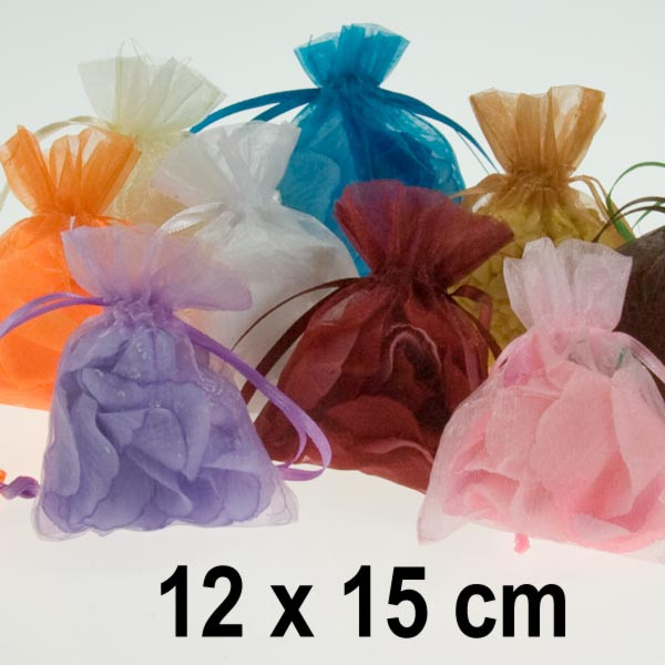 Organzové sáčky 12 x 15 cm (10 ks/bal)
