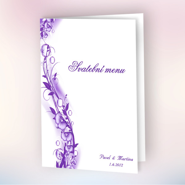 Svatební menu ORCHIDEJ