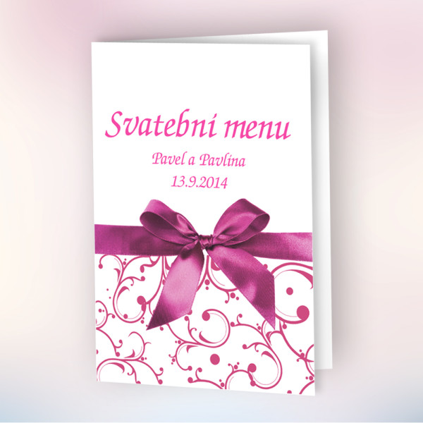 Svatební menu MAŠLE