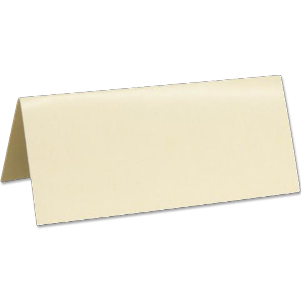 Jmenovka na svatební stůl 7,5x3,5cm - krémová (10ks/bal)