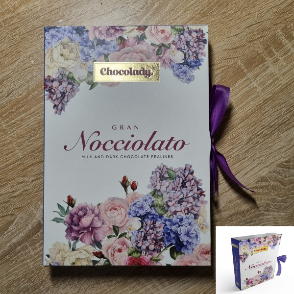 CHOCOLADY Dárková kniha NOCCIOLATO 150g (1 ks)