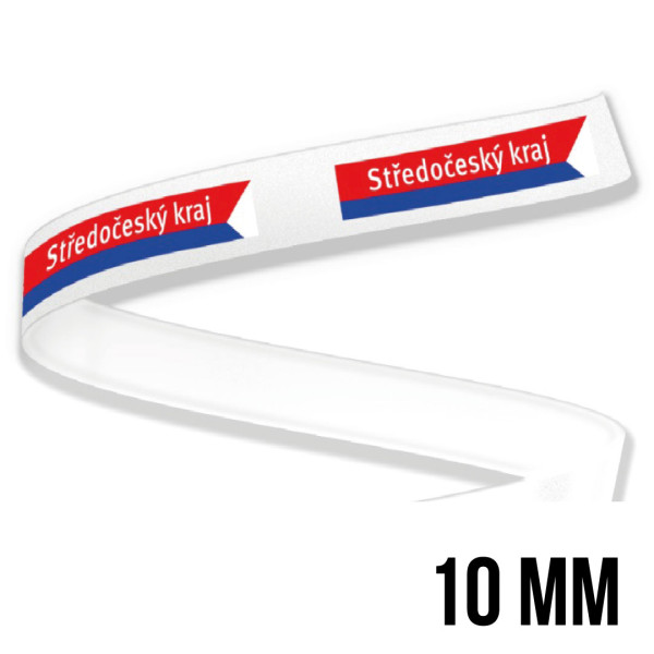 Stuha s potiskem - atlasová - 10 mm - sublimace - 1 strana