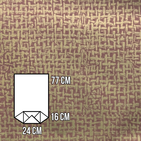 Sáček KMP 240 x 160 x 770 mm - Zlatohnědá 4045 (10 ks / bal)