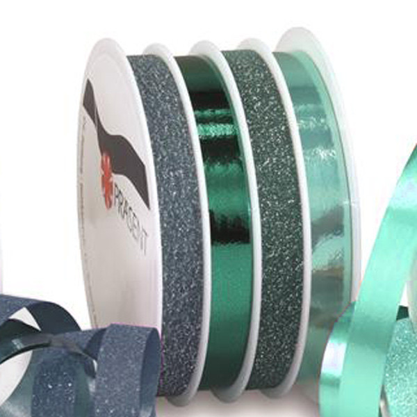 Sada stuh GLITTER TREND 4 x 10 mm x 5 m - zelená (1 set)