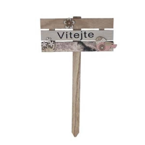 Zápich - VÍTEJTE  MO-D4857