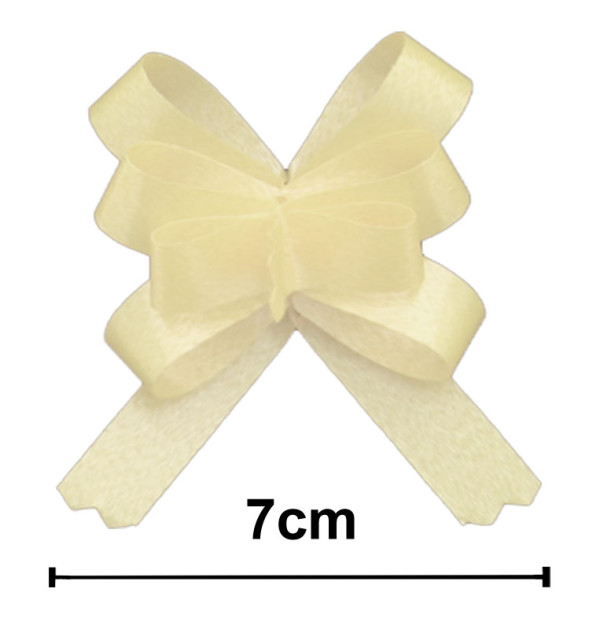 Stahovací mašle Basic 1/25 STAND-smetanová