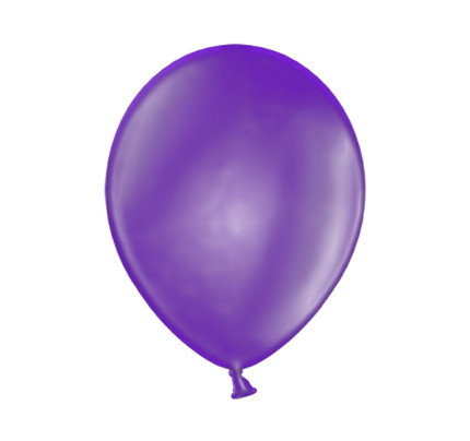 Balonek METALIK -  Ø25 cm - fialová (100 ks/bal)