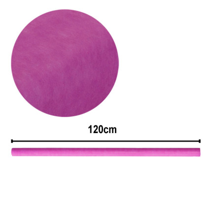 Vlizelin dekorační na stoly, ubrus - 120cm - malinová (10 m/rol)