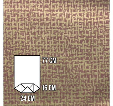 Sáček KMP 240 x 160 x 770 mm - Zlatohnědá 4045 (10 ks / bal)