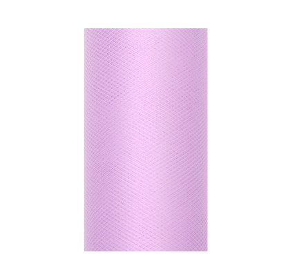 Svatební tyl, šíře 50 cm - světlá lila ( 9 m / rol )                     