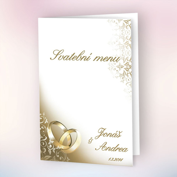 Menu - Svatební menu vám vyrobíme tady.