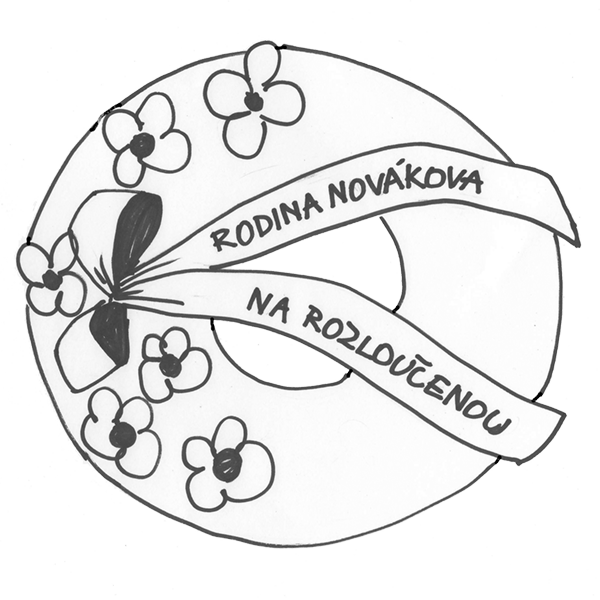 Smuteční stuha, text pod sebou
