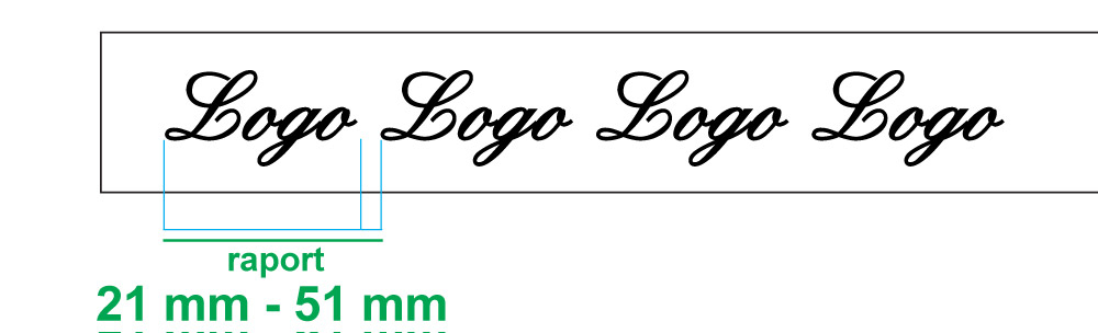 0.0000 Kč 6748-0040-050 Luxusní atlasové stuhy 40 mm s potiskem na přání (21mm-50mm)