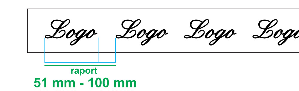0.0000 Kč 6748-0040-100 Luxusní atlasové stuhy 40 mm s potiskem na přání (51mm-100mm)